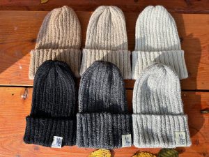 Mütze in Rippstrick