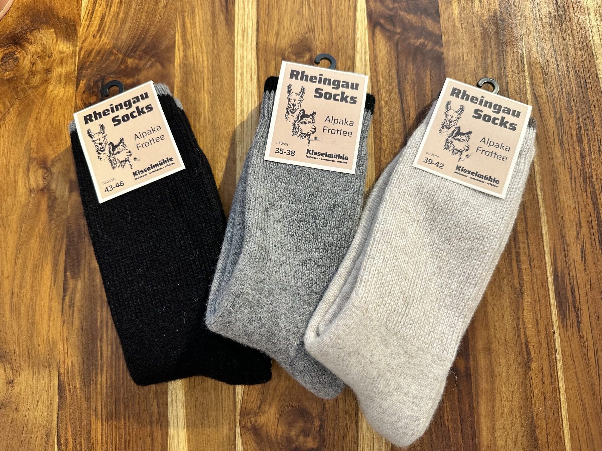 Rheingau Alpaka Frottee Socken